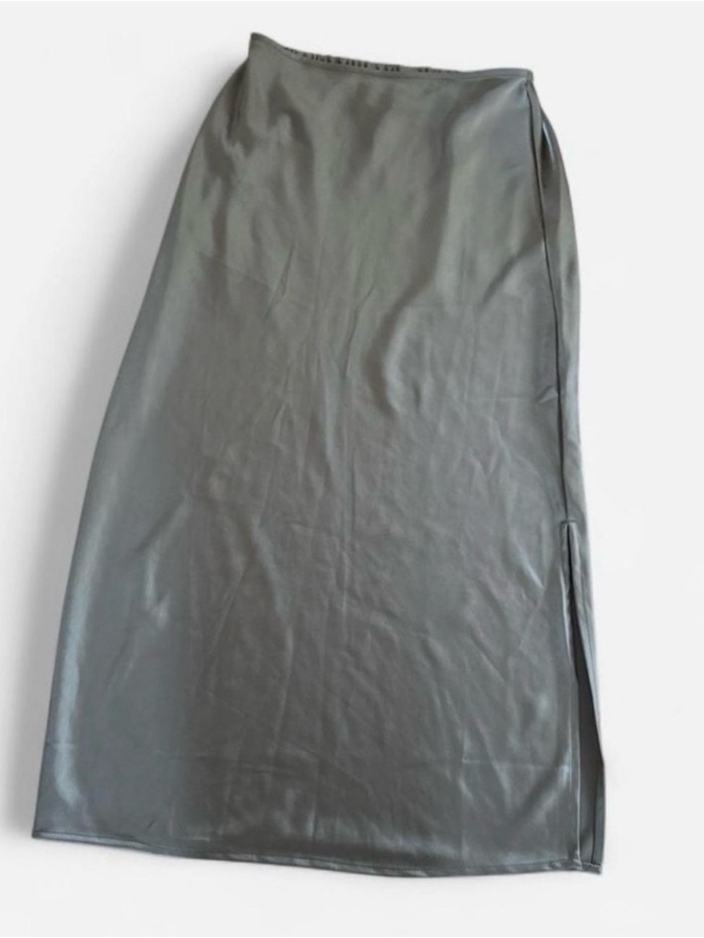 Old Navy Charcoal Faux Leather Maxi Skirt